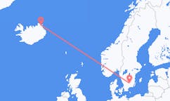 出发地 冰岛出发地 索斯霍恩目的地 瑞典韦克舍的航班