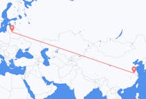 Flyg från Nanjing, Kina till Vilnius, Litauen