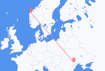 Loty z Kiszyniów, Mołdawia do Voldy, Norwegia
