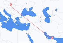 Flyrejser fra Al-Ain, De Forenede Arabiske Emirater til Budapest, Ungarn