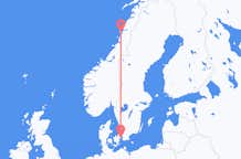 Flights from Sandnessjøen to Copenhagen