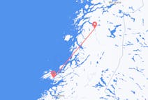 Loty z miasta Rørvik do miasta Mosjøen