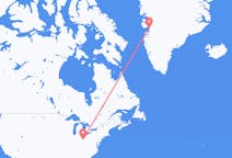 Flyrejser fra Columbus til Ilulissat