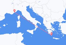 Flüge von Kythira, Griechenland nach Nizza, Frankreich