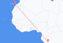 Flyrejser fra Kinshasa til Ajuy
