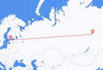 Vols depuis la ville de Mirny vers la ville de Tallinn