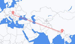 Flights from Homalin to Budapest
