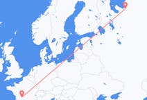Fly fra Arkhangelsk til Limoges