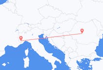 Flights from Cuneo, Italy to Sibiu, Romania