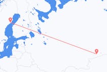 Vols depuis la ville de Kourgan (Oblast de Kourgan) vers la ville d'Umeå