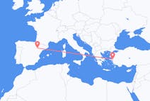 Flyreiser fra Zaragoza, Spania til Izmir, Tyrkia