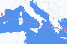 Flights from Mykonos to Barcelona