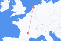 Flyg från Rodez, Frankrike till Amsterdam, Nederländerna