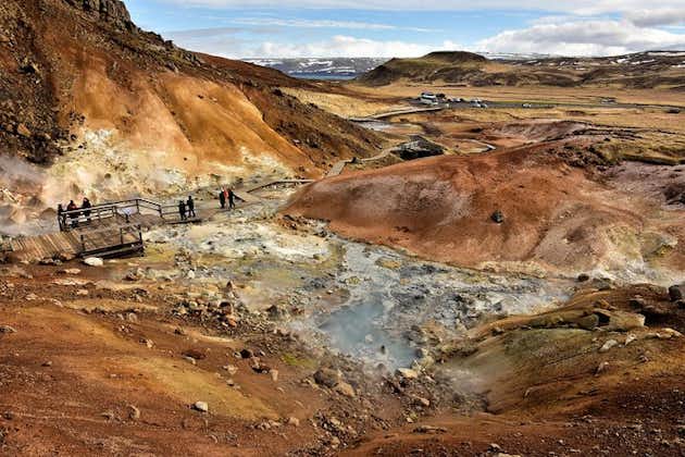 Reykjanes Geopark small-group tour & optional airport drop off