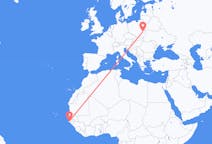 Flyreiser fra Ziguinchor, Senegal til Lublin, Polen