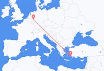 Flyg från Kalymnos, Grekland till Köln, Tyskland