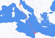 Flights from Benghazi to Perugia