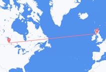 Flights from Winnipeg, Canada to Glasgow, Scotland