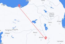 出发地 伊拉克出发地 蘇萊曼尼亞目的地 土耳其特拉布宗的航班