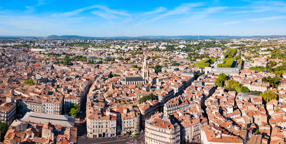 Photo of Montpellier aerial panoramic view.