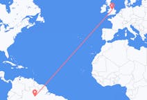 Flights from Manaus, Brazil to Nottingham, England