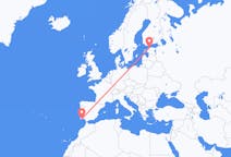 Flyg från Tallinn till Faro District