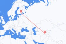 Flyrejser fra Dusjanbe, Tadsjikistan til Lappeenranta, Finland