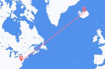 Flights from Washington, D. C. To Akureyri