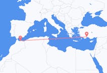 出发地 摩洛哥胡塞马目的地 土耳其安塔利亚的航班