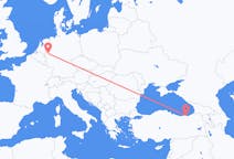 Flyreiser fra Trabzon, Tyrkia til Düsseldorf, Tyskland