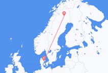 Loty z miasta Aarhus do miasta Gällivare