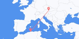 Flyreiser fra Algerie til Østerrike