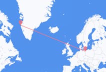 Flyg från Szczecin, Polen till Sisimiut, Grönland