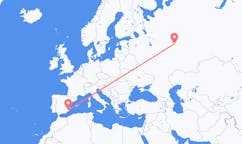 Flights from Kirov, Russia to Murcia, Spain