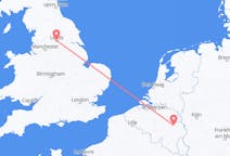 Flyreiser fra Leeds, England til Liege, Belgia