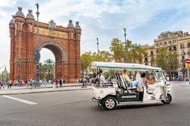Willkommenstour nach Barcelona im privaten Öko-Tuk-Tuk