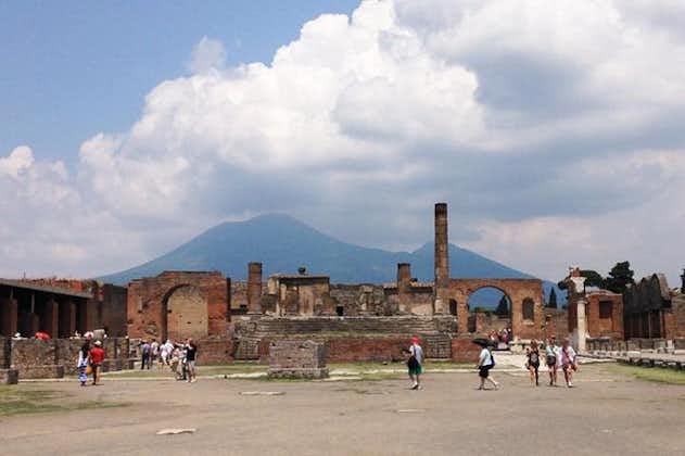 Amalfikysten til Roma med stopp ved Pompeii eller omvendt