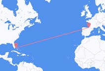 出发地 巴哈马出发地 比米尼目的地 法国比亚里茨的航班