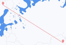 Fly fra Nur-Sultan til Gällivare