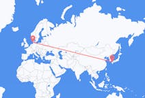 Flights from Fukuoka, Japan to Westerland, Germany