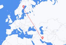 出发地 伊朗希哈目的地 瑞典于默奥的航班