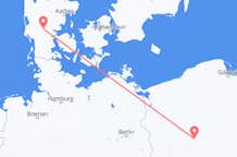 Flights from Poznan to Billund