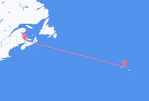 Flyreiser fra Moncton, Canada til Terceira, Portugal