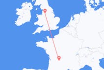 Flyg från Brive-la-gaillarde, Frankrike till Manchester, England