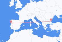 Flyreiser fra Burgas, Bulgaria til Porto, Portugal