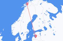 Vluchten van Narvik, Noorwegen naar Riga, Pescara, Letland