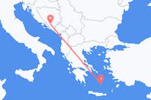 Lennot Mostarista Santorinille