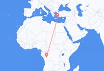 Flyg från Brazzaville, Kongo-Brazzaville till Karpathos, Grekland