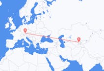 Flyg från Tasjkent, Uzbekistan till München, Tyskland