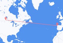 Flights from Brandon, Canada to Santiago de Compostela, Spain